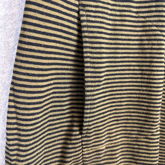 J.Jill Sweater Dress Women's Small Olive Green Black Striped Long Sleeve Pockets - Picture 12 of 14